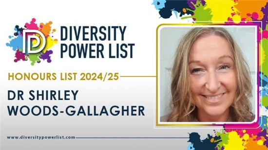 Dr Shirley Woods-Gallagher Joins the Diversity Power List at the Inclusive Awards 2024!